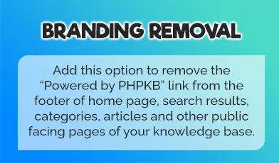 Remove Powered By PHPKB